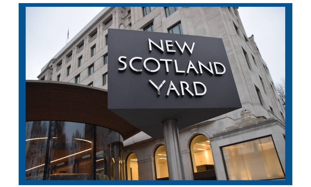 New scotland yard sign