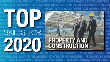 Top skills for 2020 in property and construction industry.